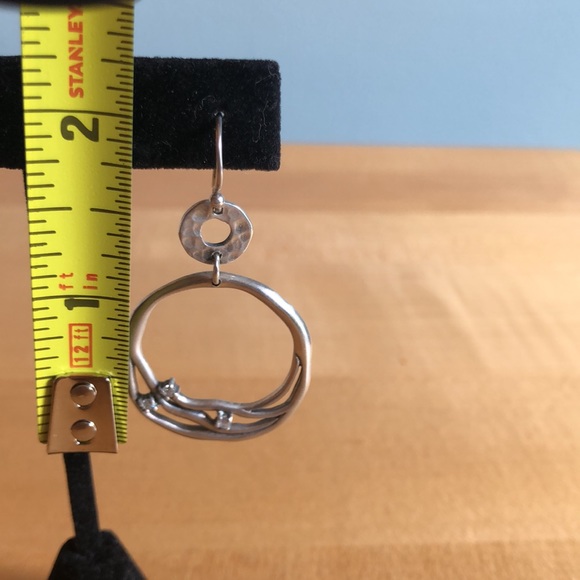 Silpada Silver Hoop Earrings - Picture 5 of 7